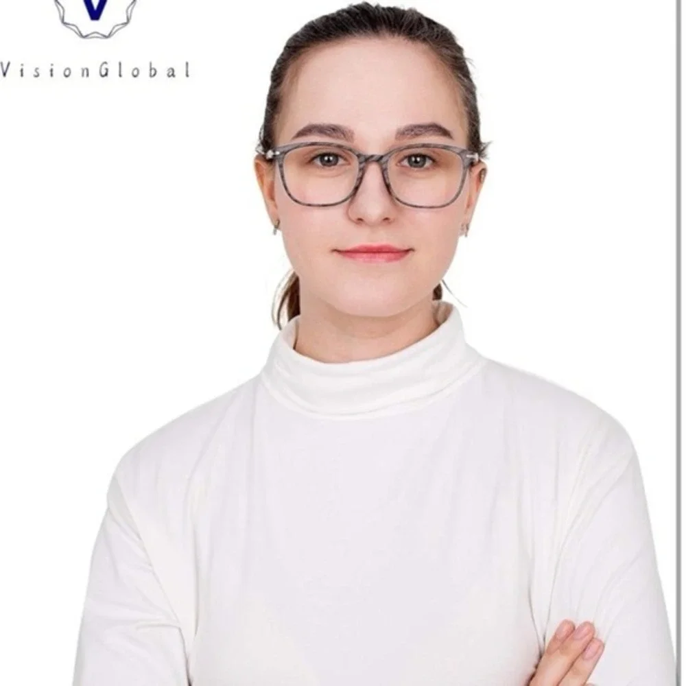 New VisionGlobal Blue Light Blocking Glasses for Women/Men, Anti Eyestrain, Styl